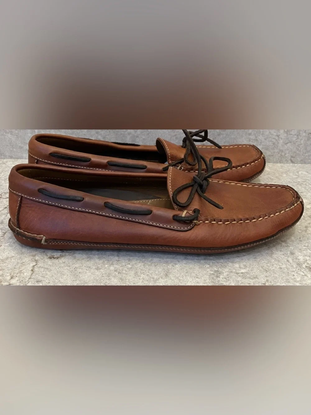 L L BEAN Men’s Moccasin Shoes 11D